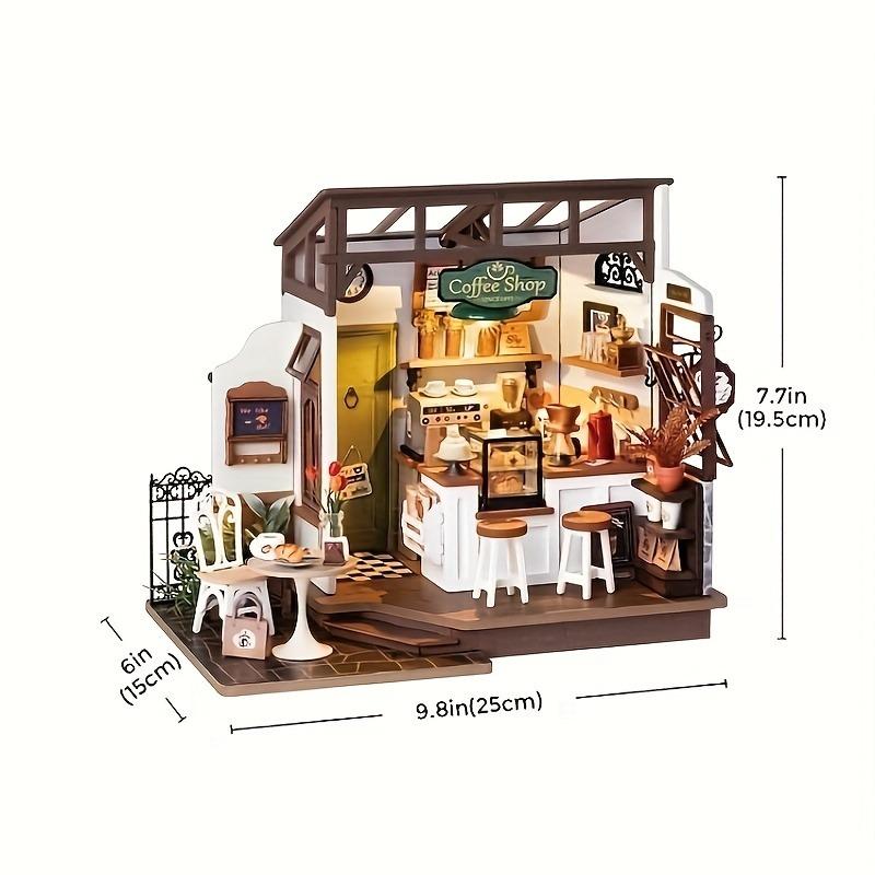 My First Coffee Shop: 3D Wooden Puzzle for Kids