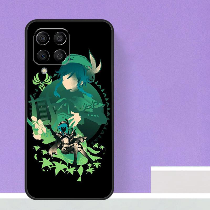 

Genshin Impact Venti для Samsung Galaxy M15 M55 M13 M33 M53 M21 M31 M51 M30s M20 M14 M34 M54 M12 M32 M52 чехол Samsung M21