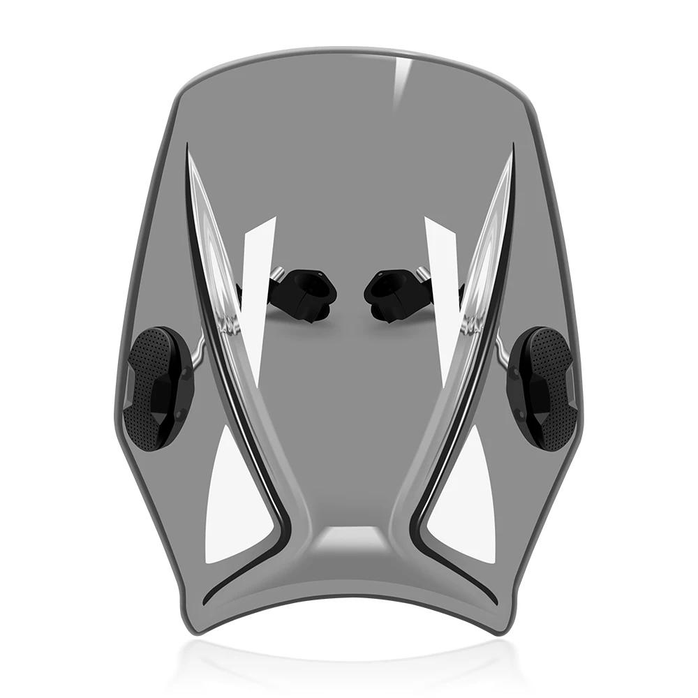

Motorcycle Windshield Universal Windshield Universal Bracket for CC110 CC 110 2018-2022 Windshield Cover Guard серый