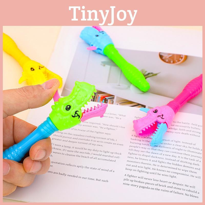 Creative Dinosaur Bite Hand Toy With Plastic Play Set For Childrens Pretend Play Gift