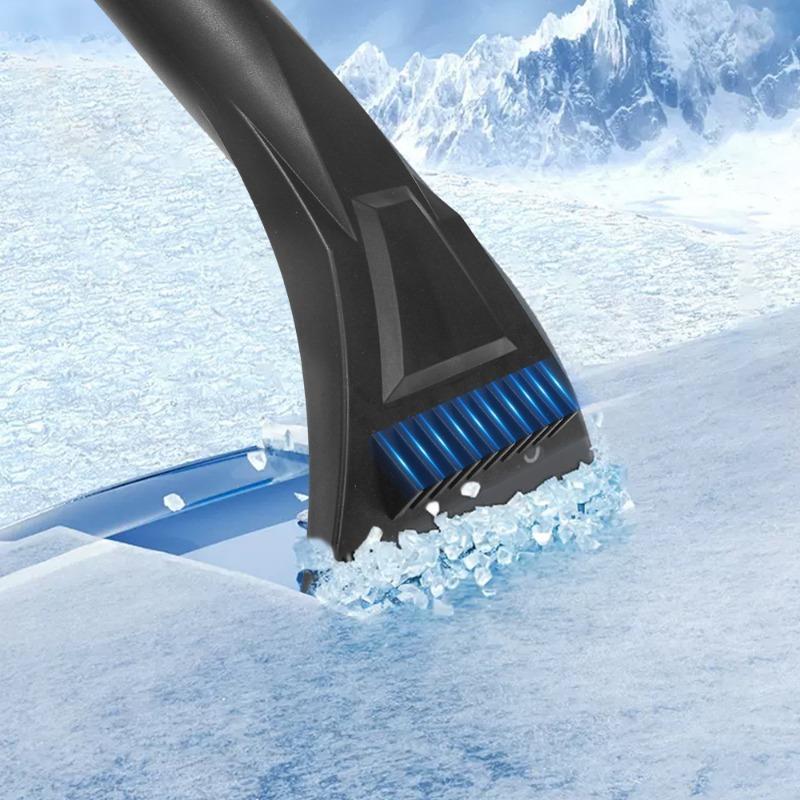 Car Ice Scrapper Car Windshield Frost Removal Tools Ice Removal Shovel Winter Multifunctional Removable Cleaning Snowflake Tools