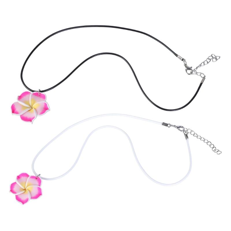 Flower Pendant Charm Necklace for Women Girls Trend Clavicle Chain Choker Chains Holiday Party Jewelry Accessory Gift