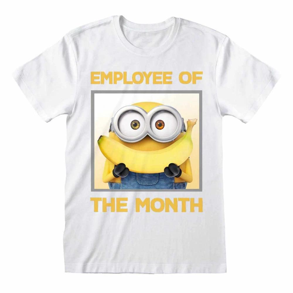 Minions Employee Of The Month Merchandise TShirt White New M