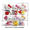Angel 6pcs Bow Series Mini Model Ornament Set For Decor Landscape