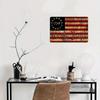 Metal Wall Art American Flag Vintage Patriot Decor for Home