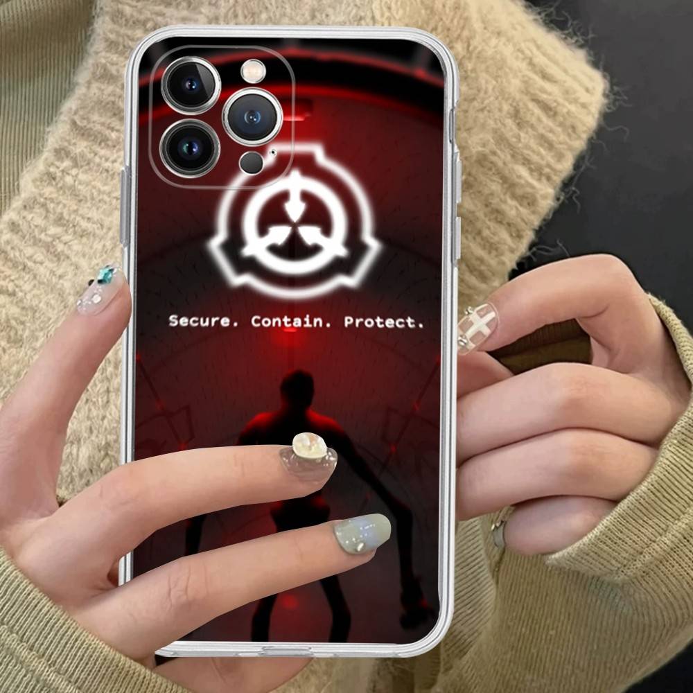 Popular Sci-Fi Foundation Scp F-Foundation For IPhone 17 16 15 14 13 12 11 Pro Max Plus Mini Funda For Transparent Cover