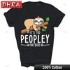 Es ist zu voll draußen Faultier Introvertiert Unisex Shirt Geschenk Grafik T-Shirt Ästhetisch Urban Einzigartige Shirts T-Shirts Ungarn Porträt