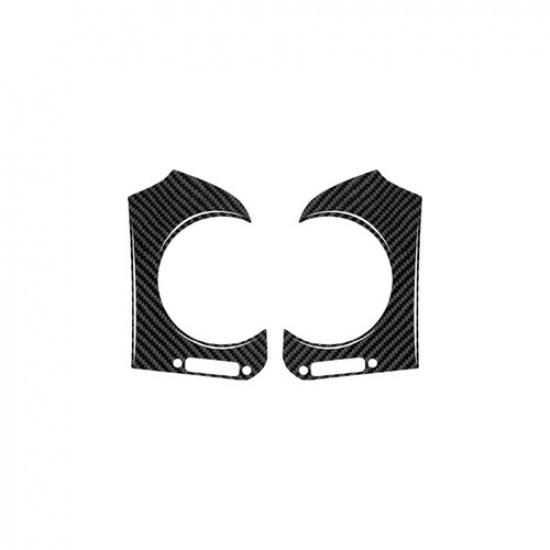2Pcs Carbon Fiber Interior Side Air Vent Outlet Cover Trim For Honda Pilot