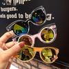 Fashion Childrens Sunglasses Baby Anti Radiation Sun Glasses Cute Cartoon Bear Anti Glare Stylish Goggles for Boys Girls