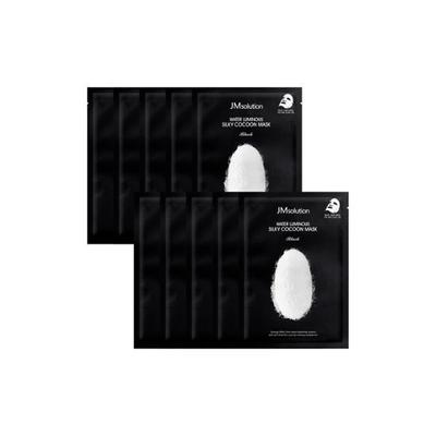 JMSolution Water Luminous Silky Cocoon Mask Black 10 Sheets