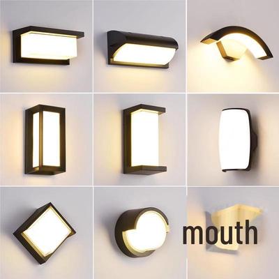 Ultra Bright LED Outdoor Induction Wall Lamp for Garden, Balcony, Staircase & Corridor - Waterproof Exterior Lighting