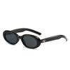Korean Style Oval Frame Retro Star Sunglasses for Women