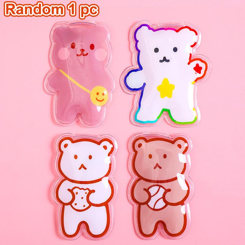 Mini Winter Hand Warmer Instant Heating Cute Gel Hand Warmer Portable Snap Click Pocket Heater Reusable Home Office Outdoor