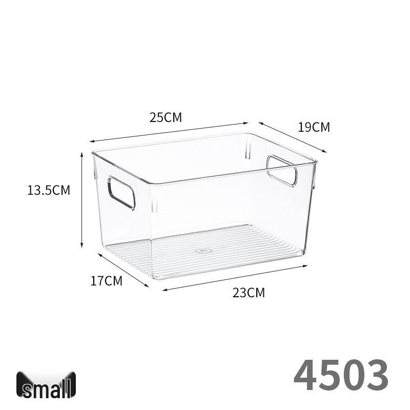 Průhledný víceúčelový úložný box na knihy, hračky, svačiny, oblečení, kosmetiku a různé drobnosti