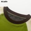 M.Latin Kids' Color-Block Thermal Long-Sleeve T-Shirt