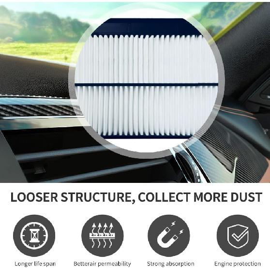 

Engine Air Filter CA12934 Engine Air Filter for Honda 2023-2025 Pilot for Acura 2022-2025 MDX Air Filter CA12934 17220-61A-A00 XA12027 SA50144