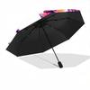 1pc Automatic Folding Cartoon Practical Umbrella with 3-Fold Design, 8-Bone Iron Frame - Perfect for Outdoor Use, Festive Gifts, Travelers, Daily Use,