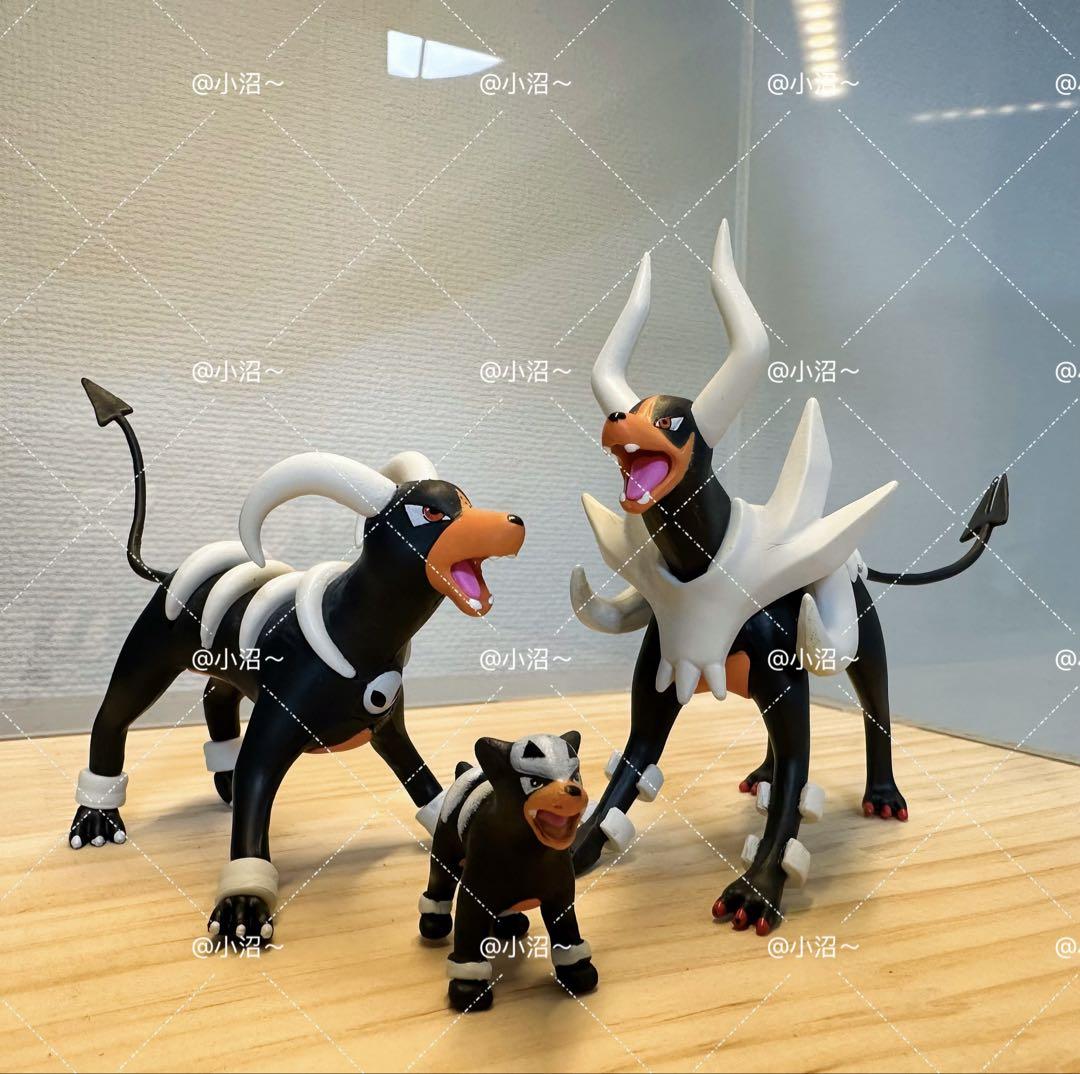 

[USED] Pokemon Scale World Delvil Evolution Line + Mega Form PVC