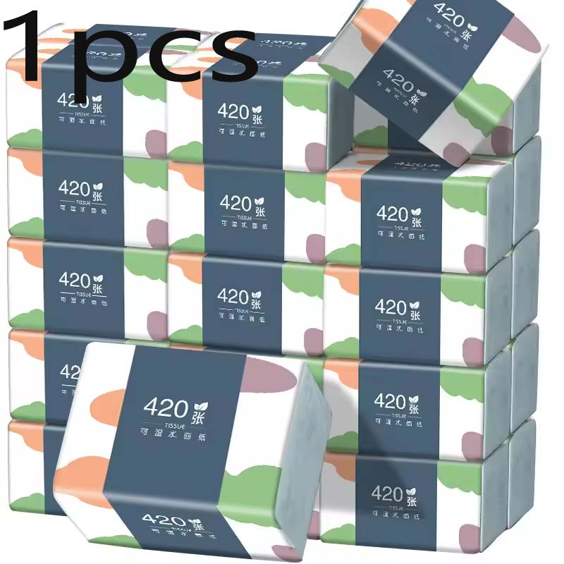 

1-9 шт. Оптовая продажа Экологически чистая Портативная Без флуоресцентных добавок Целлюлозная салфетка Мягкая Удобная 5-слойная Бумажная салфетка для лица