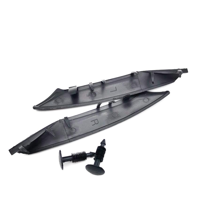 Windshield Weather Strip Wiper Cowl End Rubber Seal Kit For 2004-2008 Ford F-150