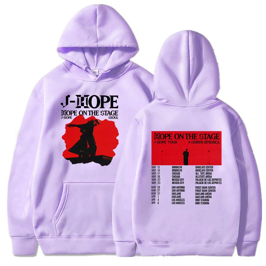 Korean Dancer J-Hope New Hoodies Hope On The Stage Tour 2026 Sweatshirt Unisex Casual Clothes Hip Hop Fashion Aesthetic Pullover