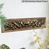 2D Flat - 1pc Namaste Aluminium Sign, Indian Greetings Wall Art, Rustic Farmhouse Decor with Floral Design, Family Summer Plaque for Home, Kitchen