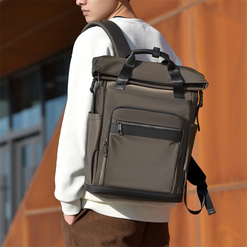 Men's Business Backpack Large Capacity Student Schoolbag Travel Backpack