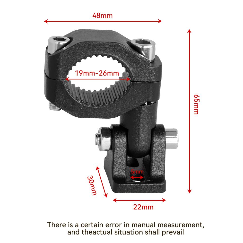 Motorcycle LED Headlight Spotlight Clamps Bracket Tube Mount for Motorcycle Fog Light Auxiliary Lamp Holder Motos Accessories