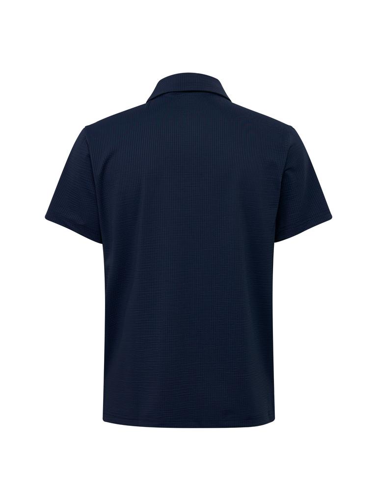 EIDER Coolution Men'S Airwave Short Sleeve Polo Shirt_Dark Navy