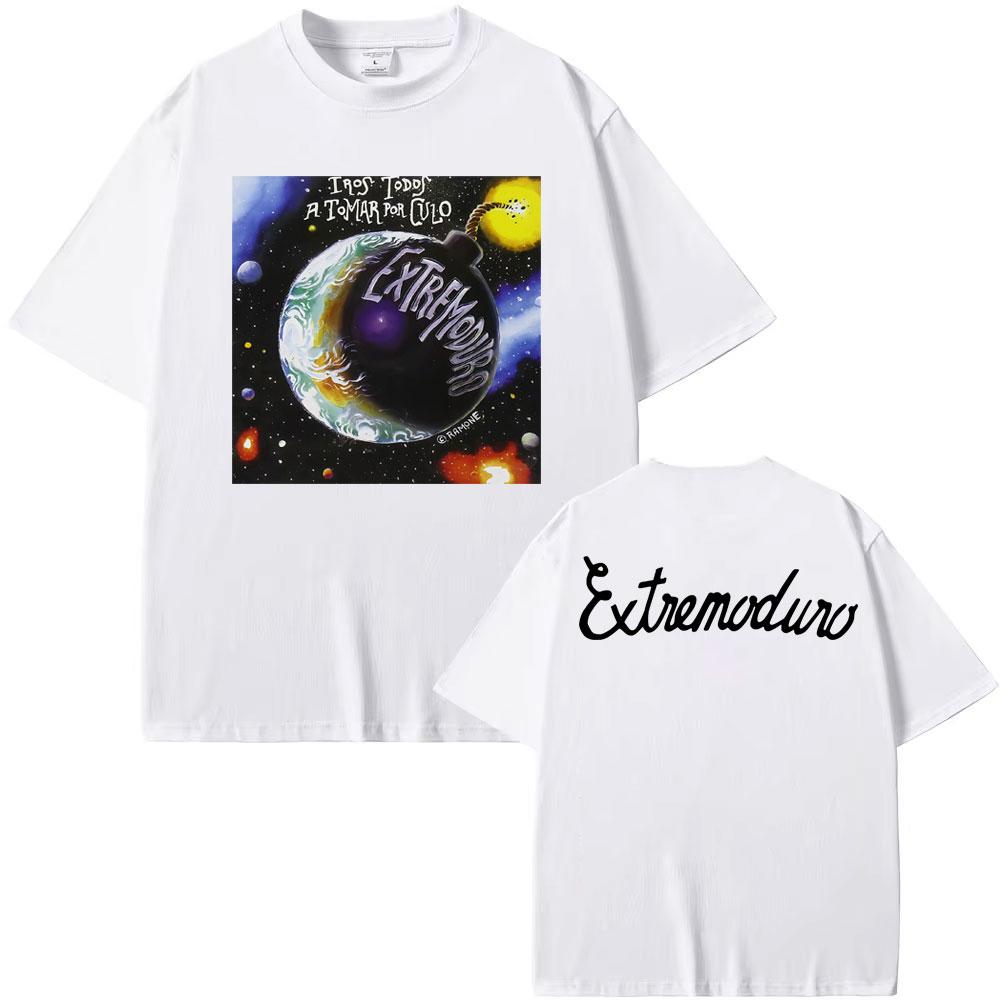 EXTREMODURO Tour 2025 Graphics T-shirts Men Women Fashion Hip Hop Short Sleeve T Shirt Casual  Oversized T-shirt