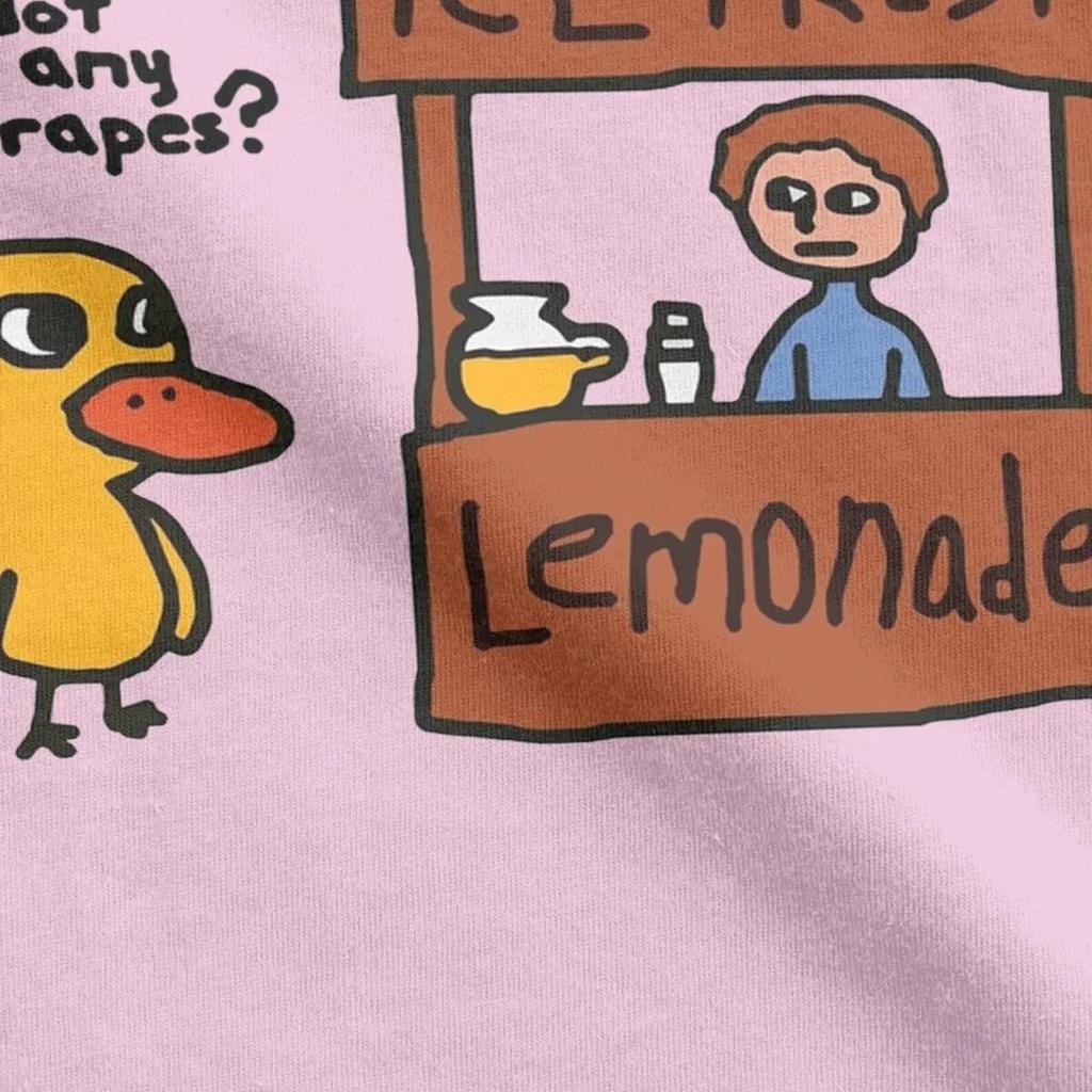 Funny Duck Got Any Grapes T Shirts Unisex Wo Unisex Cotton Vintage T-Shirt Crew Neck Tee Shirt Short Sleeve Clothing Birthday Gift