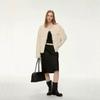 Womens Short Faux Fur Coat 2026 Winter Round Neck OL Commute Style Casual Daily Wear