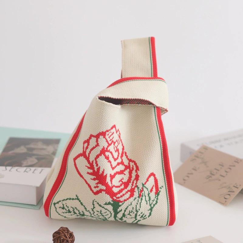 High quality thickened birthday banquet baby gift bag knitted bag gift woven bag handbag tote bag women's bag