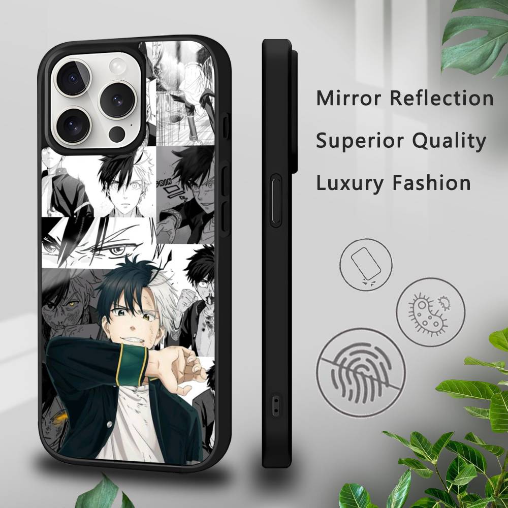 Аниме W-Wind B-Breaker Чехол для телефона для iPhone 16 15 14 13 12 11 Pro Xs Max Mini Plus Celulares Жесткий Funda iPhone16