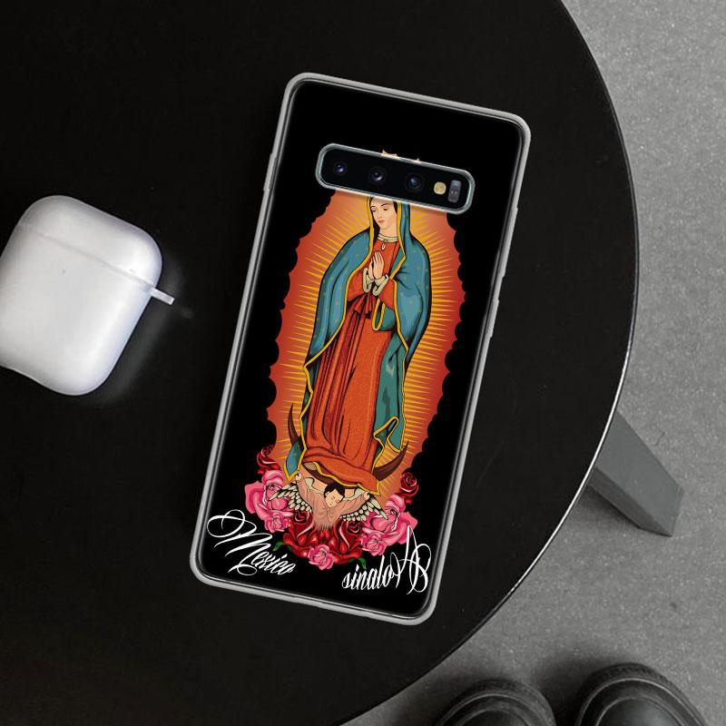 Virgin De Guadalupe Mary Phone Case Cover for Samsung Galaxy S26 S25 Edge S24 S23 Ultra S22 Plus S21 FE S20 + Art Customized Fun