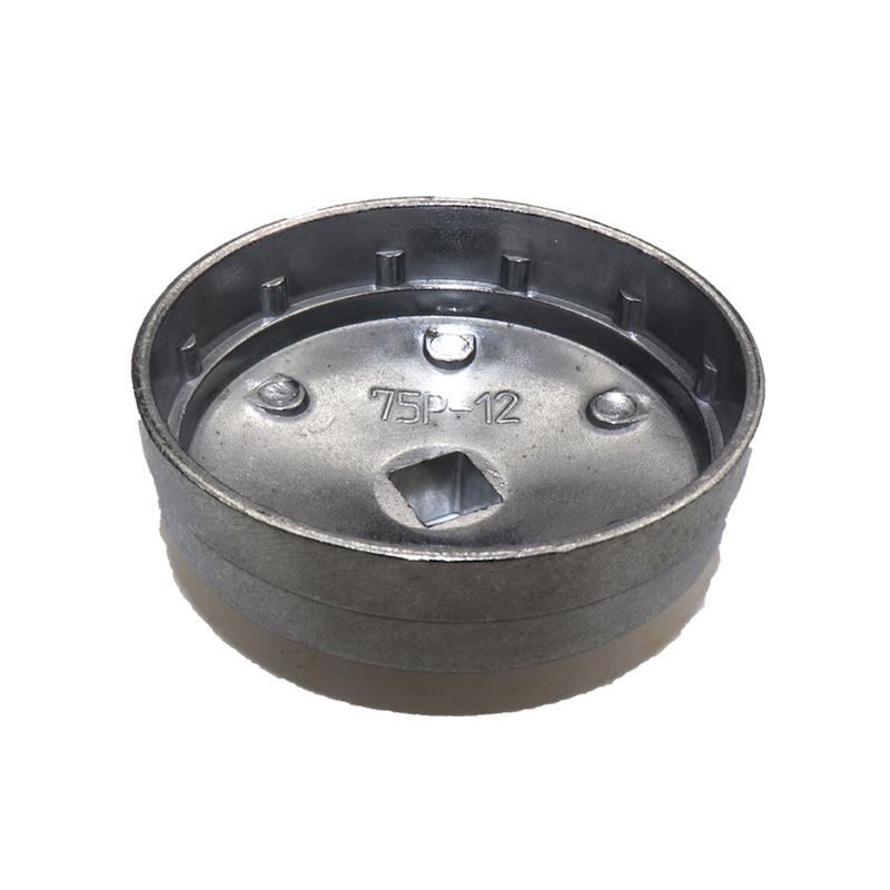 H903-6 Car Auto Oil Filter Wrench Socket Remover Tool For Renault 75mm 12 Flute 903-6 Aluminum