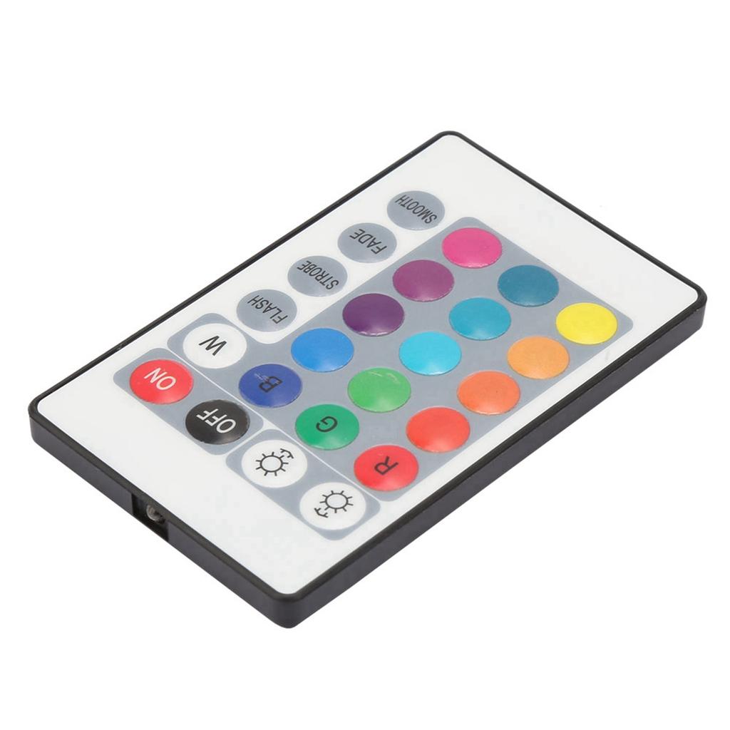 5V 24 Key RGB LED Light Strip Wireless Remote Control USB 6A Lamp Effect IR Controller
