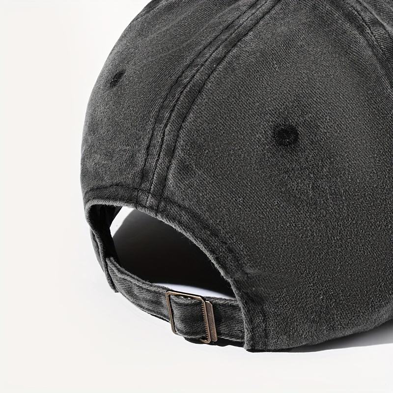 Men's and Women's Same Style Letter Print Washed Retro Baseball Cap Fashionable Men's and Women's Sunshade Outdoor Hat