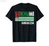 ZX 100 Cotton Circassian Abkhazia Flag of Abkhazia MEN WOMEN Hip Hop T Shirts Size XS5XL