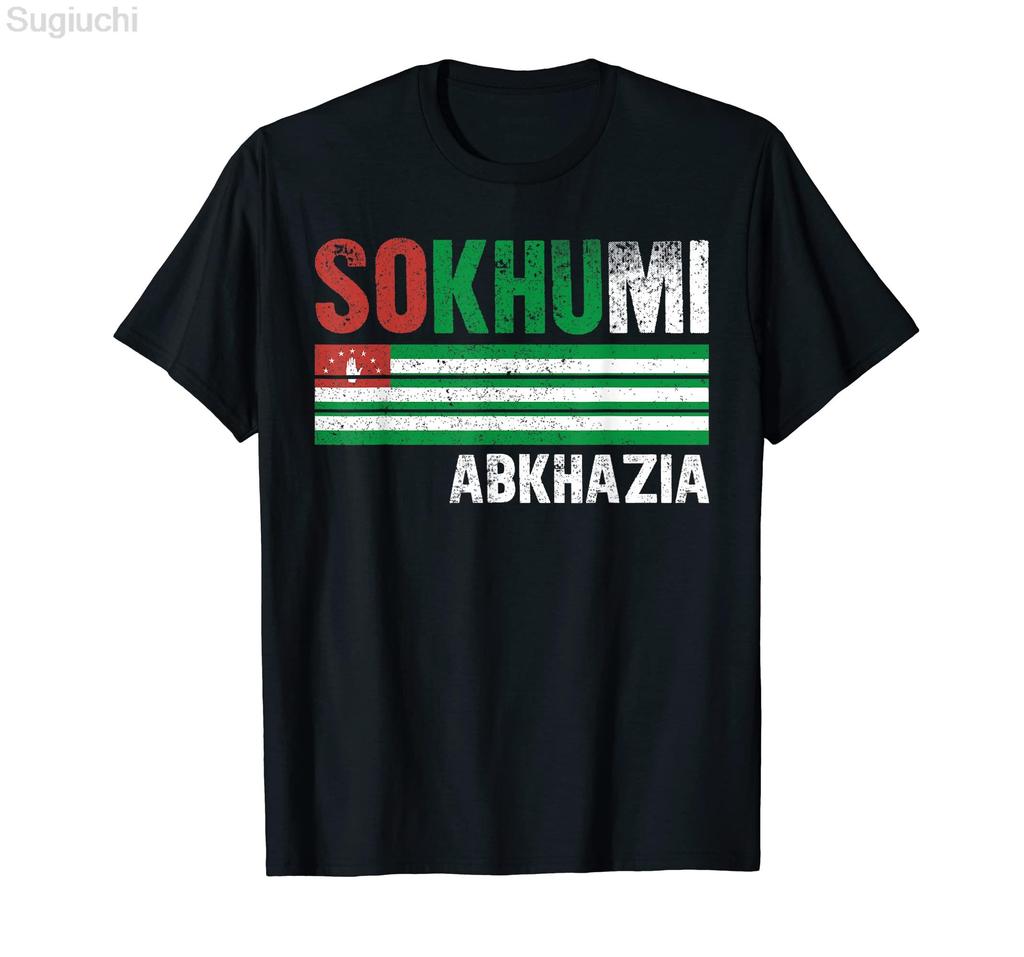 ZX 100 Cotton Circassian Abkhazia Flag of Abkhazia MEN WOMEN Hip Hop T Shirts Size XS5XL
