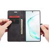 CASEME Case for Samsung Galaxy Note 10 Plus/5G, Leather Wallet Case, Black