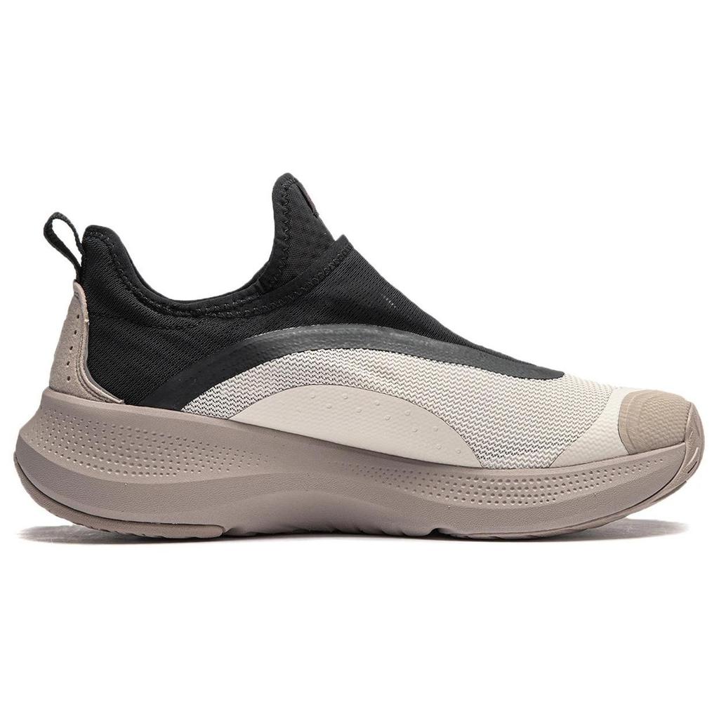 Li Ning Soft Go Slip-On Shock Absorbing Non-Slip Wear-Resistant Breathable Lightweight Rebound Low-Top Casual Shoes Men Casual Shoes AGLU105-3
