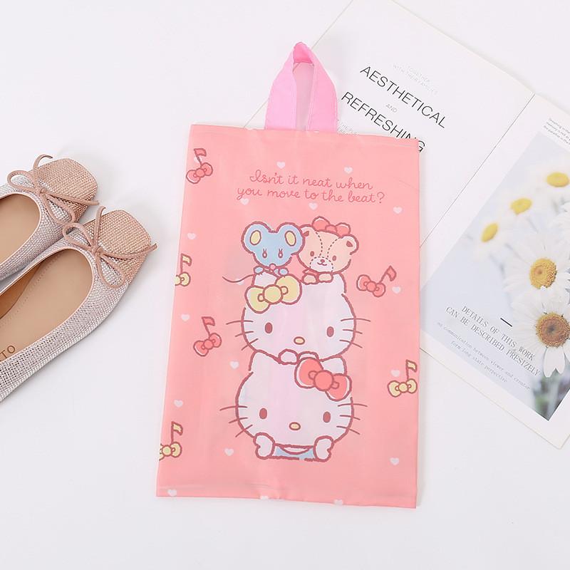 

Hello Kitty Storage Bag With Doublesided Printed Shoes Organizer For Travel And Home Use Kt Dadi Le
