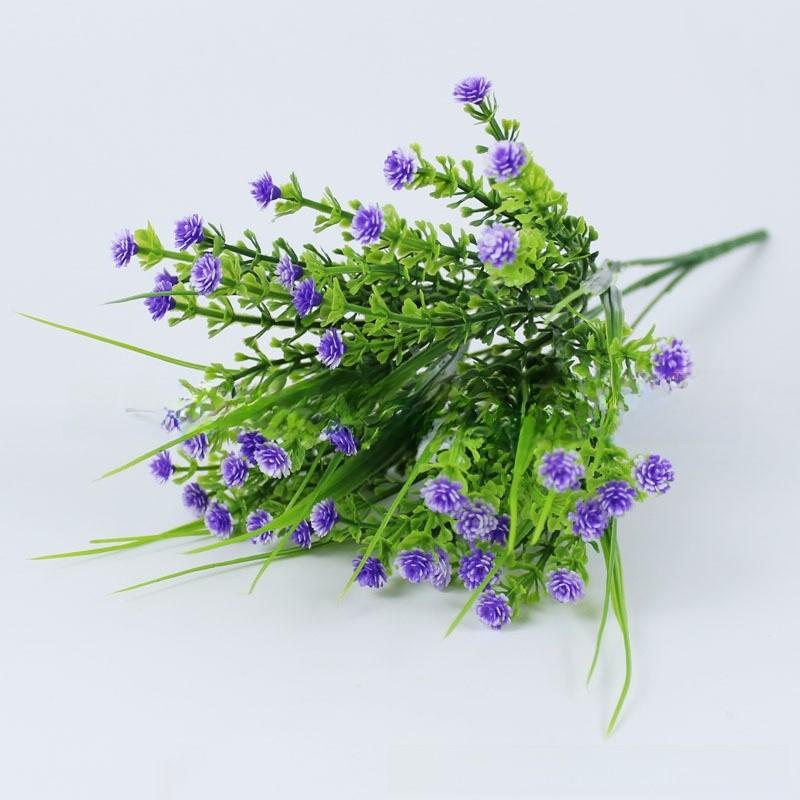 Grass Artificial Spring Gypsophila Paniculata For Patio Garden Decorations Wall