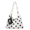 Fashion Polka Dot Crossbody Bag Convenient Lace-up Shoulder Bag  Daily Use
