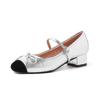 Kara Linshan 33-42 Large Size Shoes 2025 Ballet Flats Soft-soled Lambskin Dance Shoes Mary Jane Shoes
