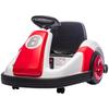 Kinder-Stoßauto 6V, 360° Drehung, elektrisches Kinder-Stoßauto mit Doppelmotor, Musik und Hupe