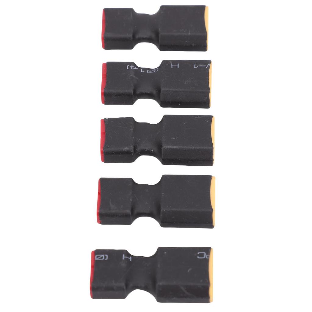 5PCS T Plug to XT60 Adapter Sturdy PC Tight Connection RC Battery Conversion Connector