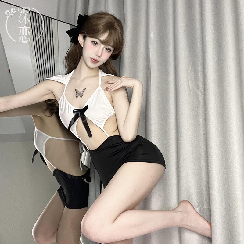Sexy Lingerie Workplace Secretary Hot Hip Skirt Cute Female Secretary Cosplay Sexy Flirting