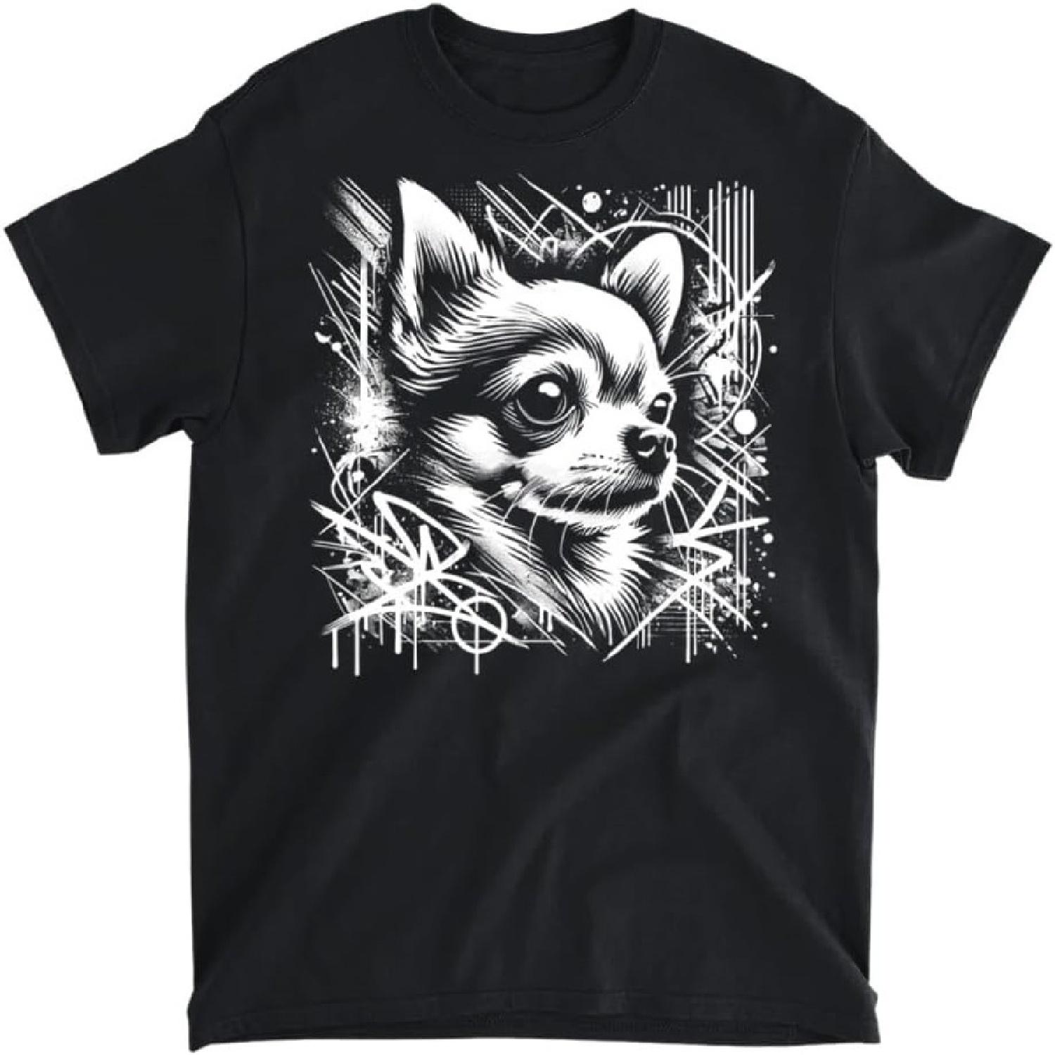 

Cute Chihuahua Graffiti Street Art Style T-Shirt, Tank Top, Long Sleeve, Sweatshirt, Hoodie Men Women Kids Made in Canada Black XXXXXL чорний